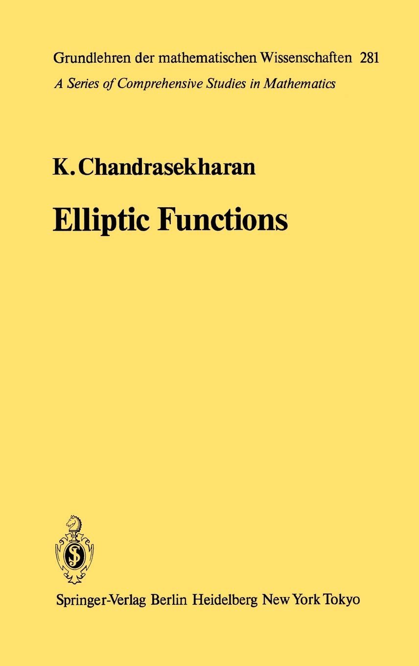 Elliptic Functions – Campus Book House