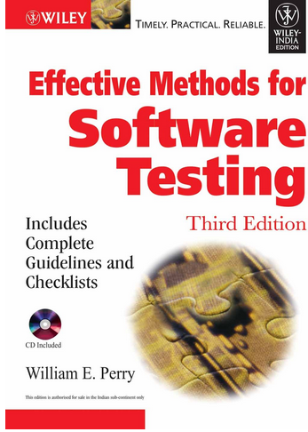 Effective Methods for Software Testing