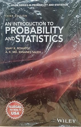 An Introduction To Probability And Statistics 3Edition